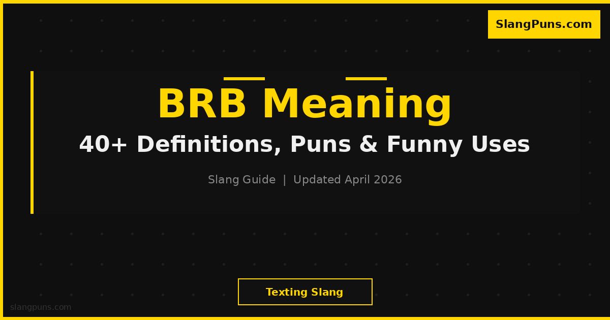 BRB meaning