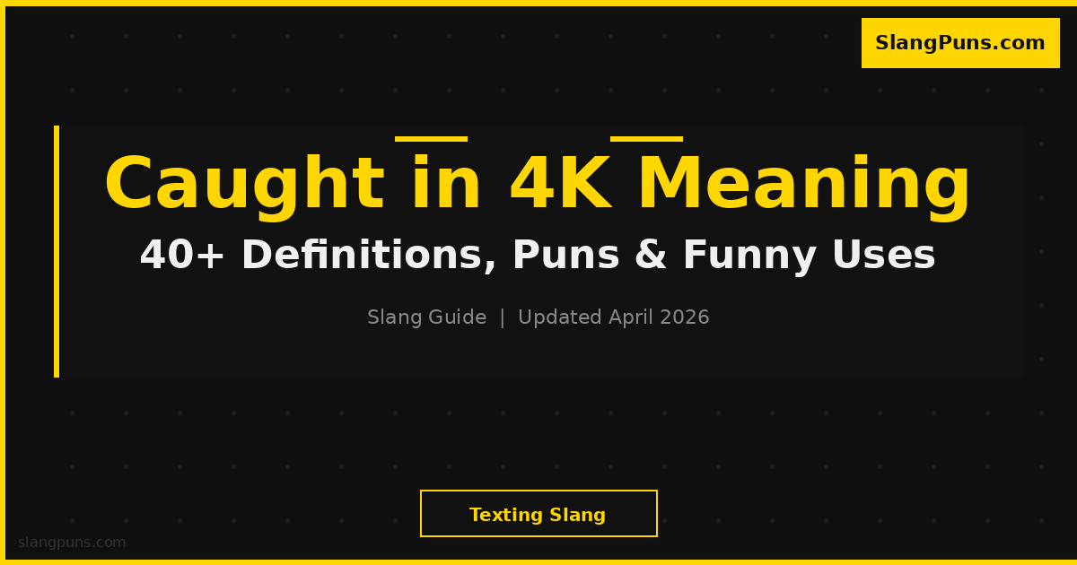 CAUGHT IN 4K meaning