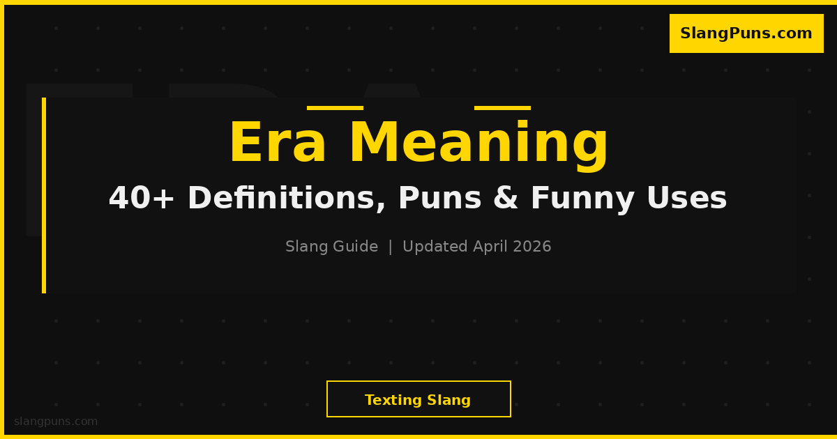 ERA meaning