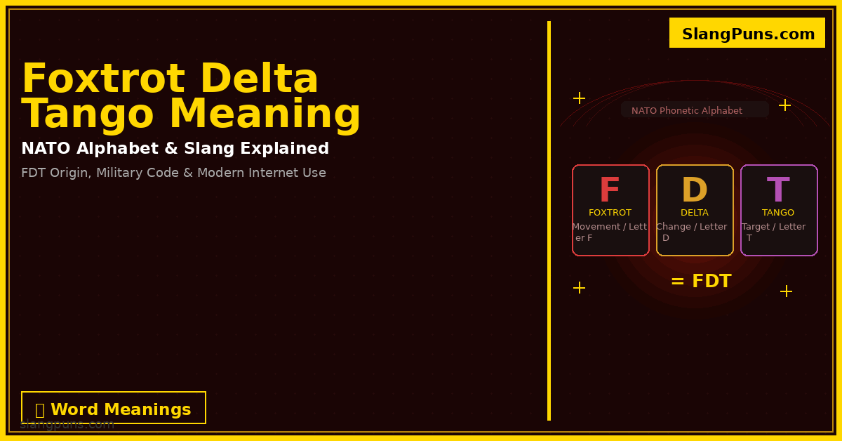 foxtrot delta tango meaning