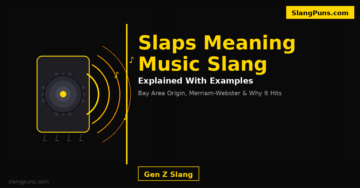 slaps meaning music slang explained