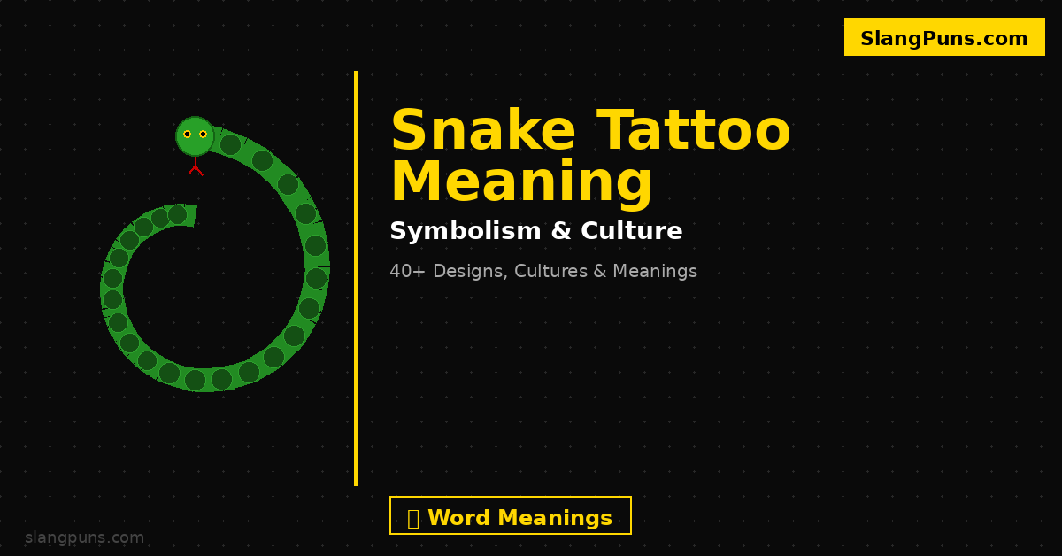 snake tattoo meaning