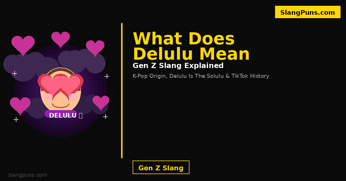 what does delulu mean gen z slang