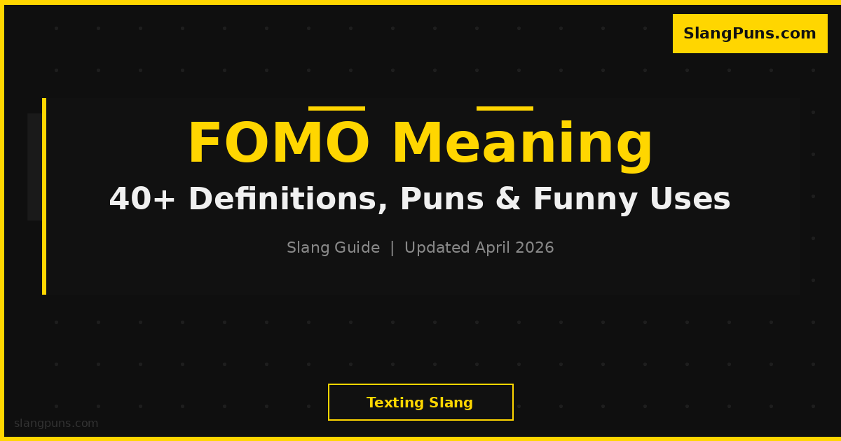 FOMO meaning