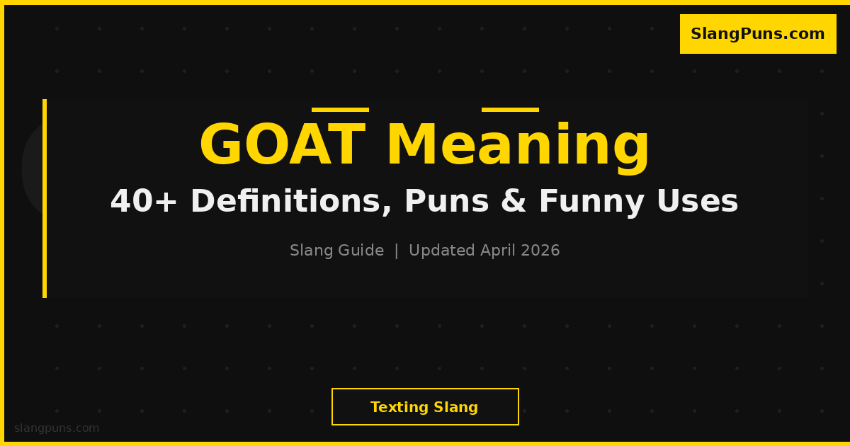GOAT meaning
