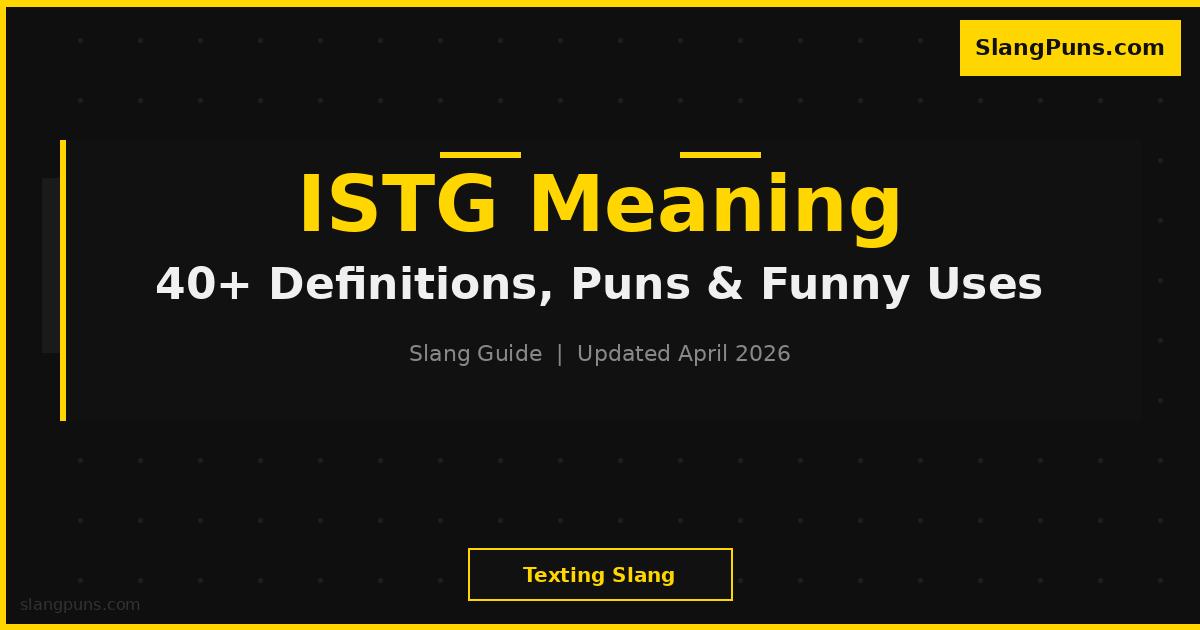 ISTG meaning