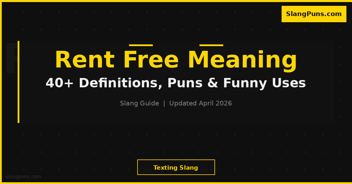 RENT FREE meaning