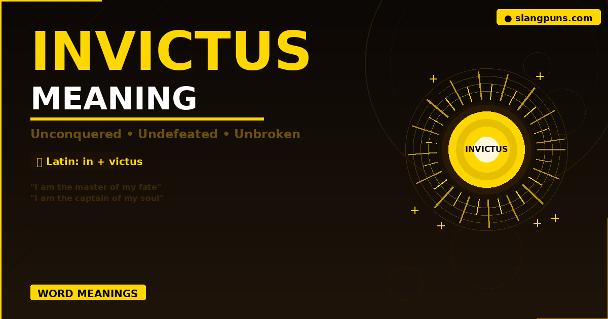 invictus meaning