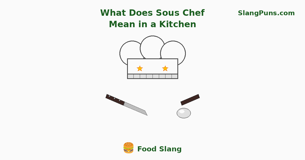 what does sous chef mean in a kitchen