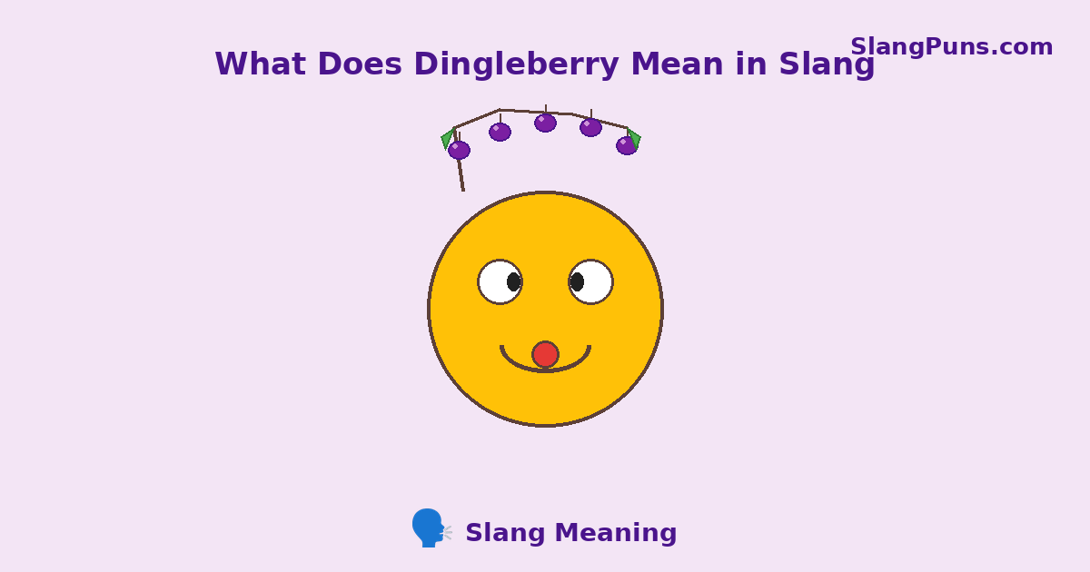 what does dingleberry mean in slang