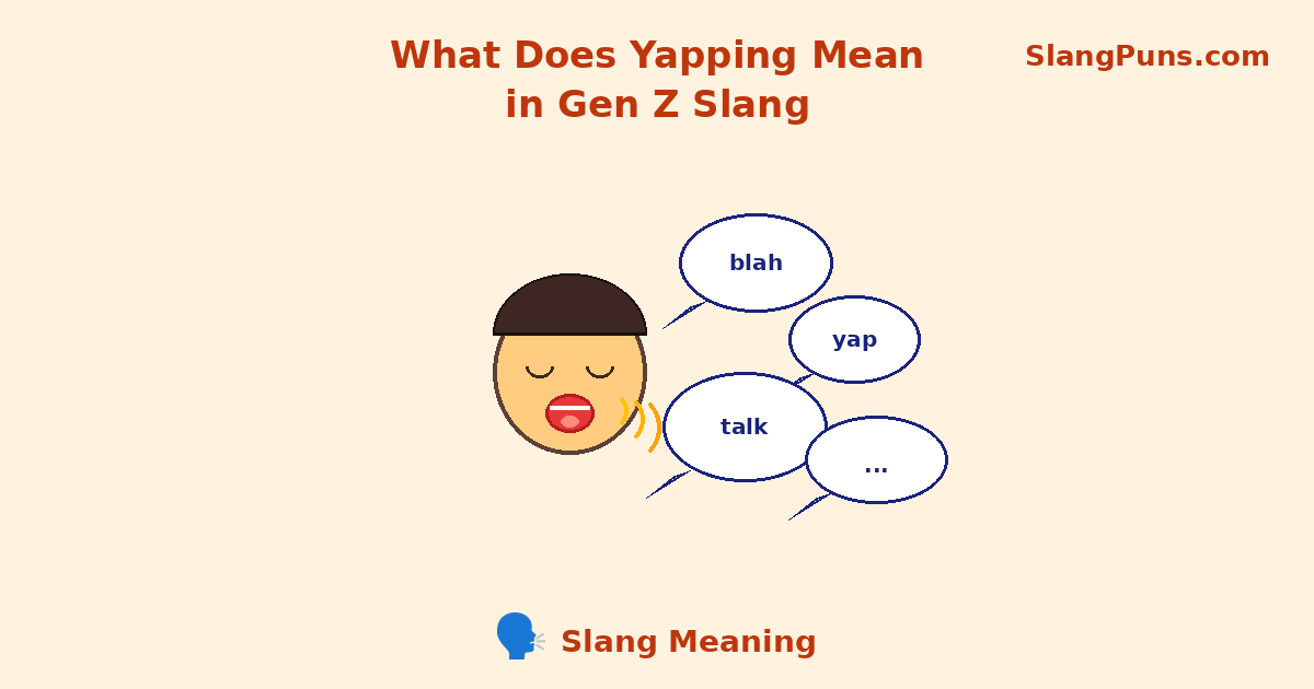 what does yapping mean in gen z slang