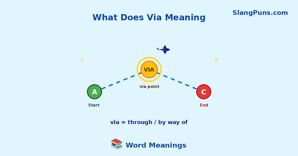 what does via meaning