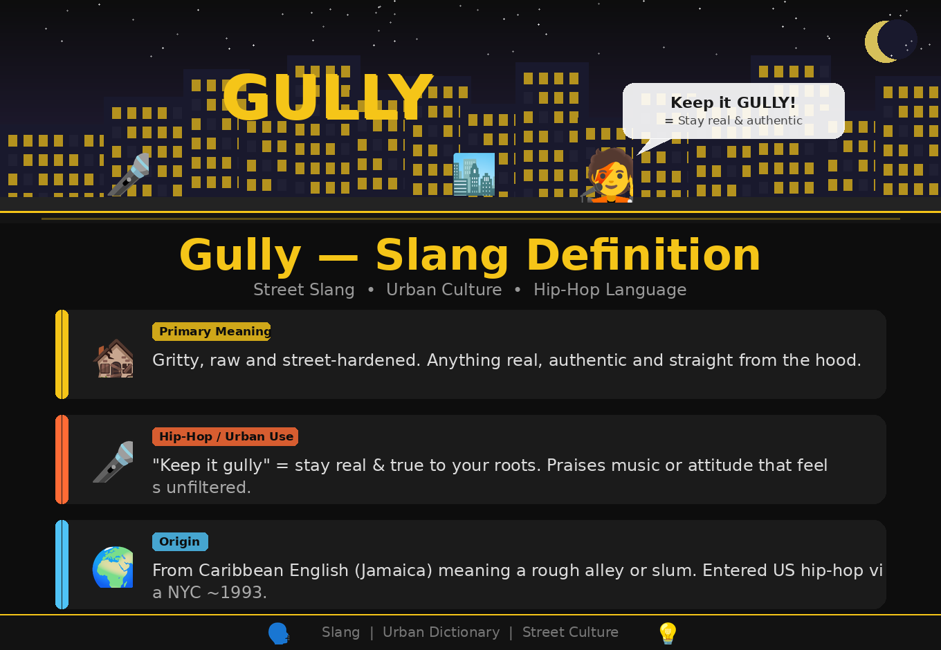 gully definition slang