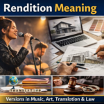 rendition meaning