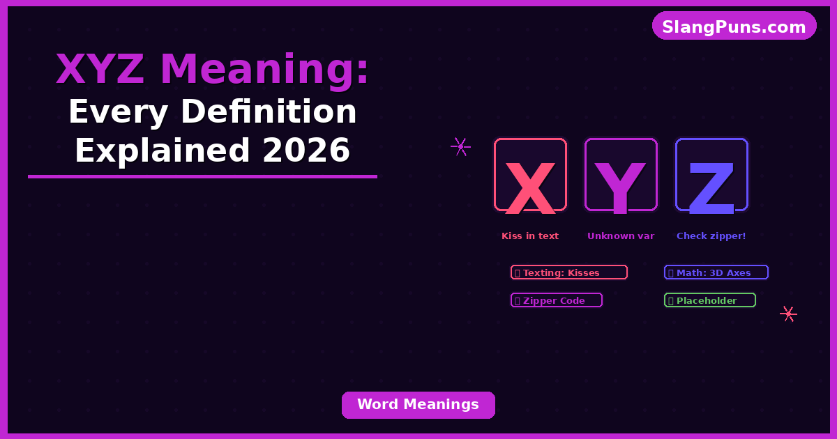 xyz meaning